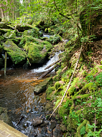 Opatská naučná stezka - vodopád sv. Wolfganga